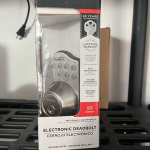 Kwikset Silver Electronic Deadbolt